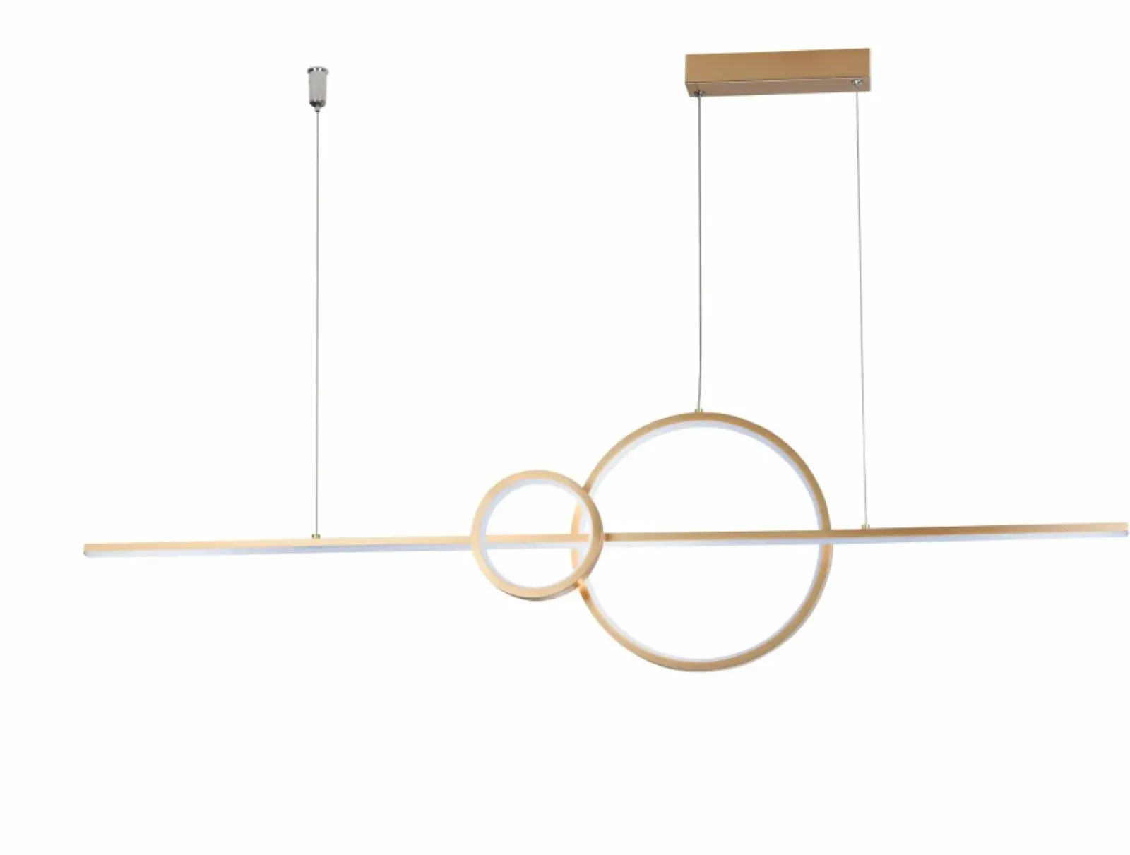 Sklep Kaja Złota, minimalistyczna lampa wisząca LED do jadalni AZ5260 SARA | Kaja złotopiaskowane Fashion
