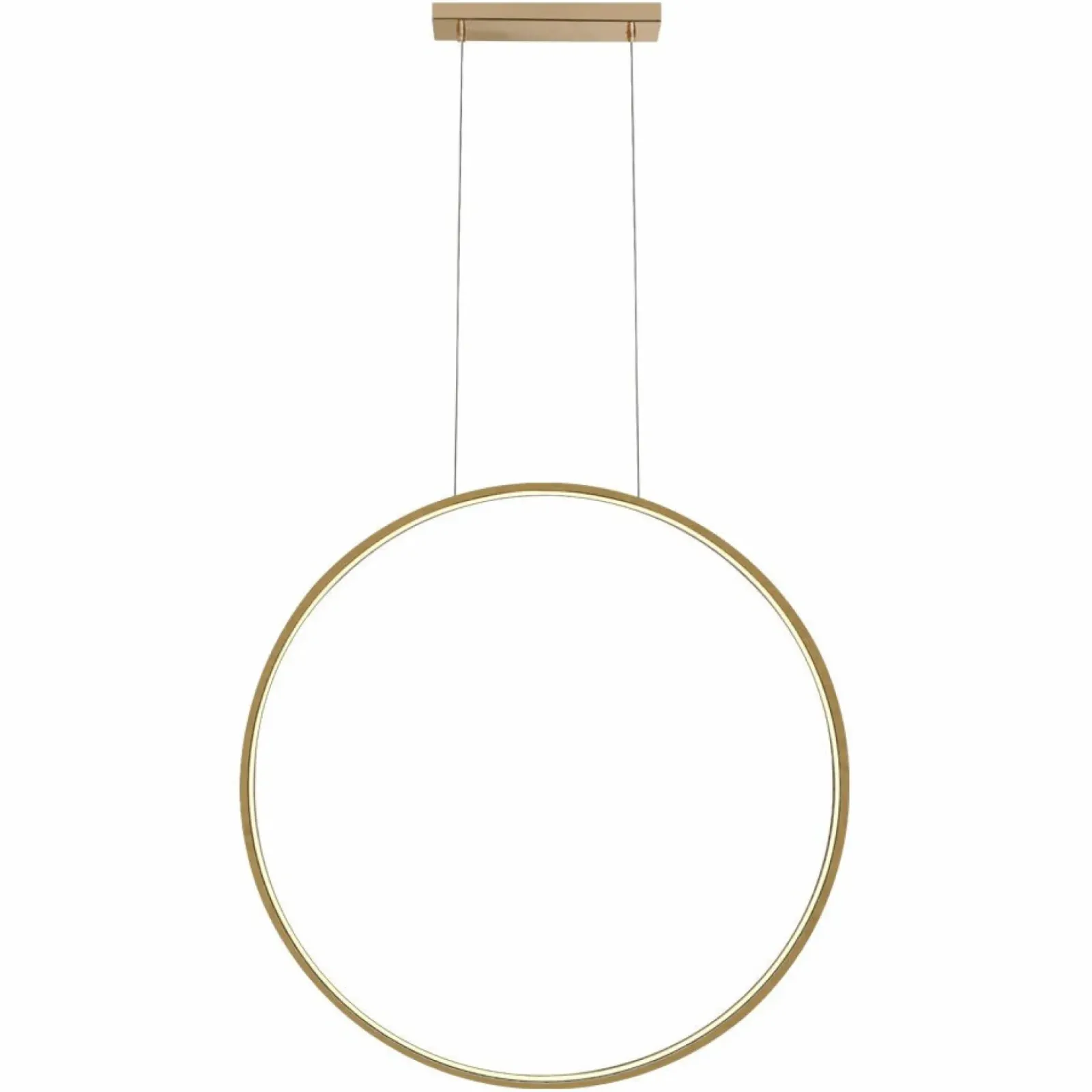 Sklep Kaja Złota obręcz LED na zwisach ⌀87cm 4000K ANT 5315 AGARO | Kaja Store