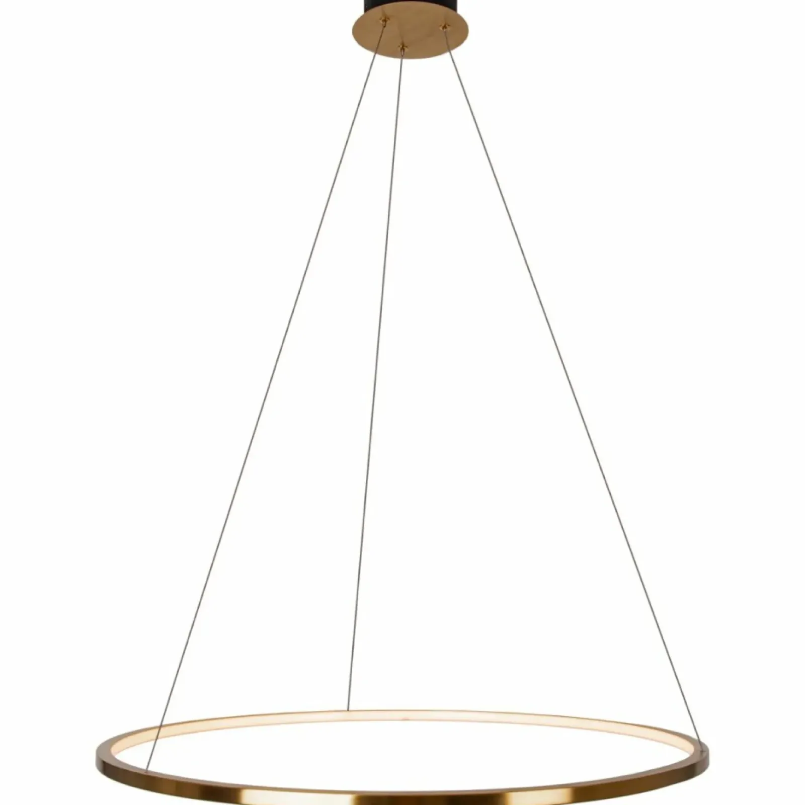 Sklep Kaja Złota obręcz wisząca LED ze ściemniaczem ⌀50 MX P0493 QUEEN | Kaja Discount