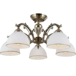 Sklep Kaja Złota, ozdobna lampa sufitowa PND-5122-5 FENEZA | Kaja Oświetlenie* Randole Tradycyjne