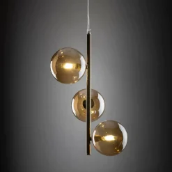 Sklep Kaja Złota, pionowa lampa wisząca do sypialni TK 4838 ESTERA GOLD | Kaja Hot