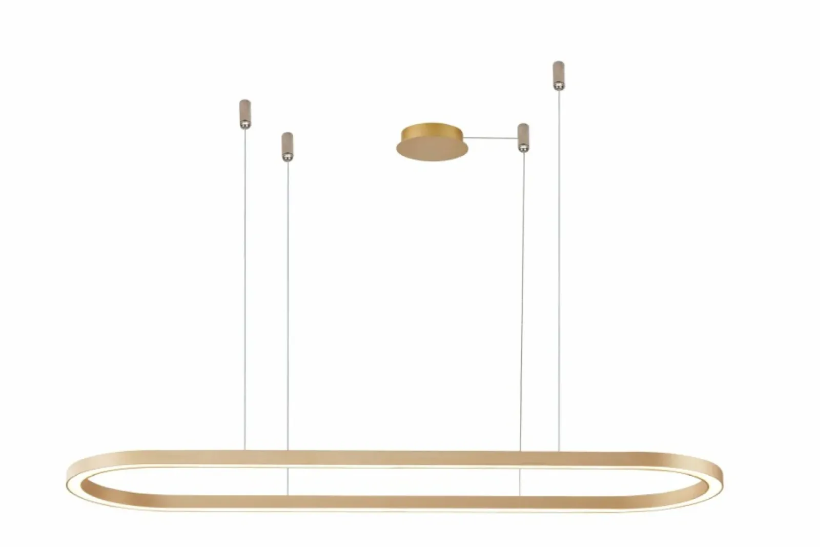 Sklep Kaja Złota, szeroka lampa wisząca nad stół 150cm LED AZ5058 ELENA | Kaja Outlet