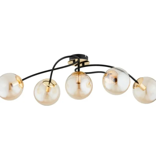 Sklep Kaja Złoto-czarna lampa sufitowa z kloszami AL 63243 z serii GILIAN Best Sale