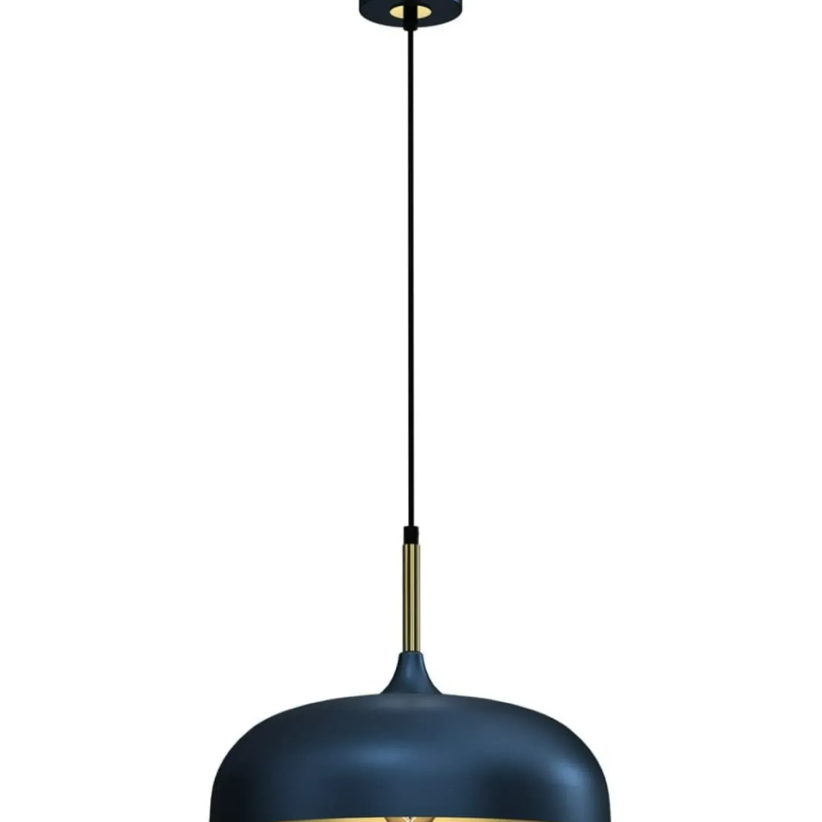 Sklep Kaja Złoto-niebieska lampa wisząca do kuchni MLP8033 z serii LINCOLN | Kaja Oświetlen Best Sale