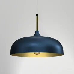 Sklep Kaja Złoto-niebieska lampa wisząca do kuchni MLP8033 z serii LINCOLN | Kaja Oświetlen Best Sale