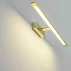 Sklep Kaja Złoty, ledowy kinkiet nad lustro GS-LWB-20W GOLD ISLA | Kaja* Lampy Led