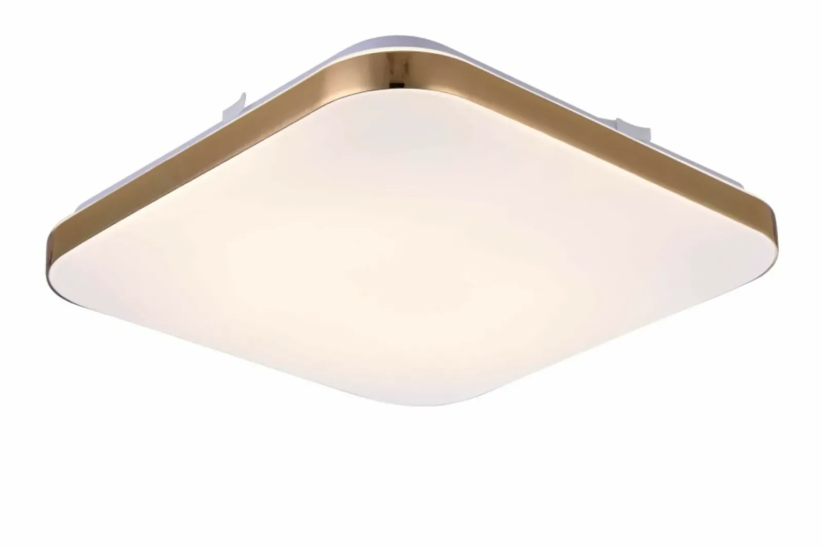 Sklep Kaja Złoty plafon LED barwa neutralna LP-335/1C M 4GD SQUARE – BABILON* Lampy Led|Plafony Klasyczne