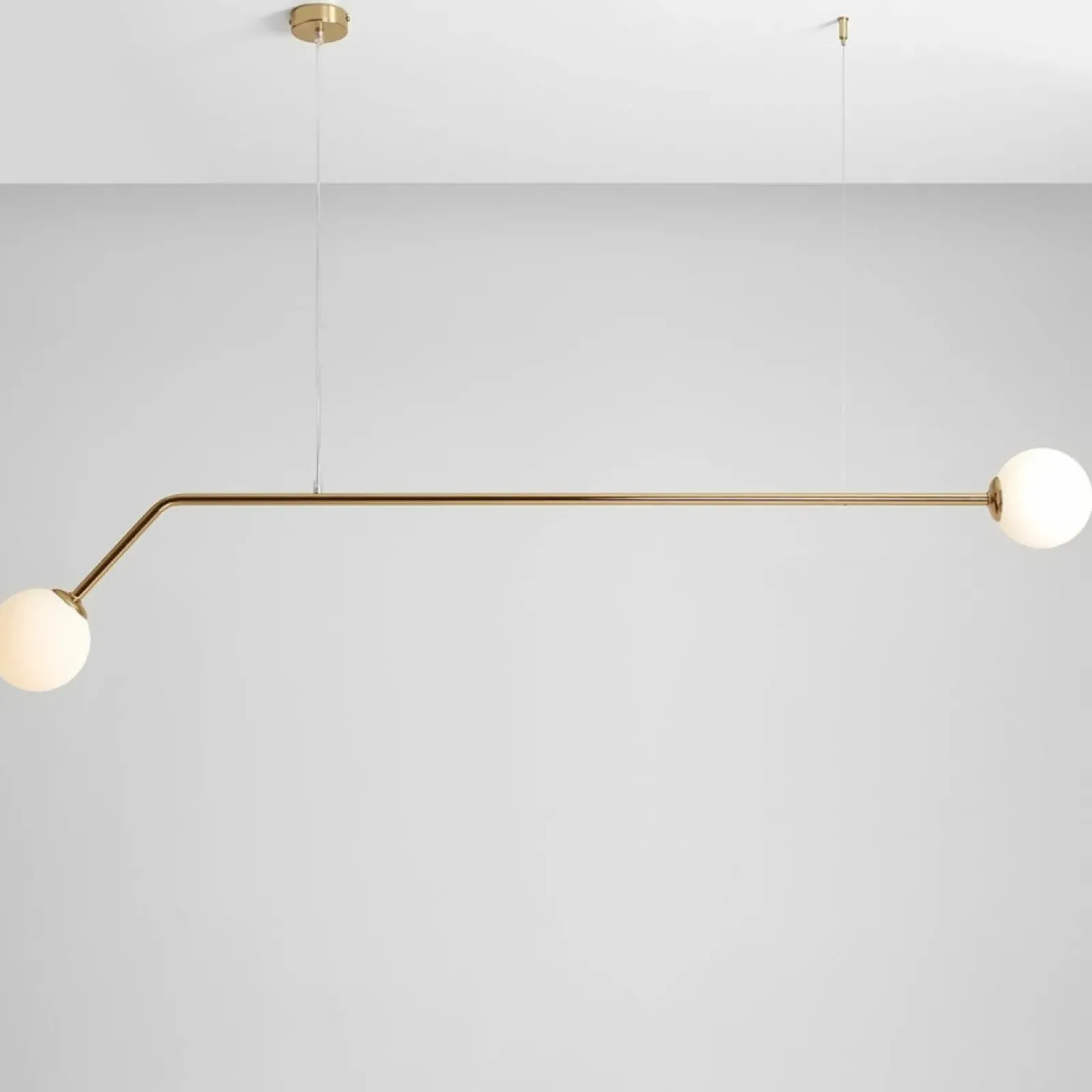 Sklep Kaja Złoty żyrandol minimalistyczny do salonu 1064H30 PURE | Kaja Zadzwońporabattel.783200183(8-16)/mailsklep@kaja.com.pl Clearance