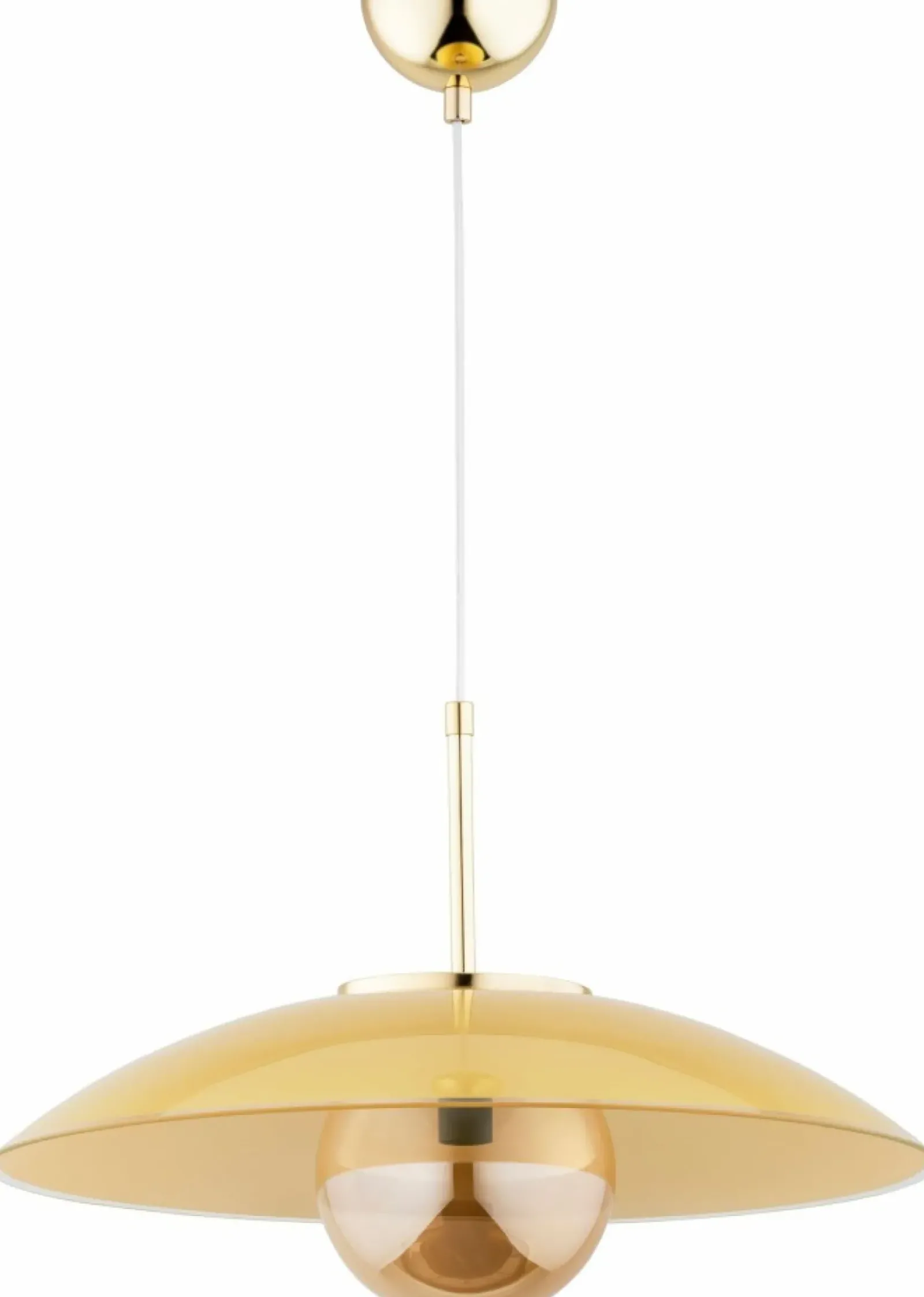 Sklep Kaja Złoty zwis z szerokim kloszem, lampa do kuchni AL 61212 ARUM | Kaja Sale